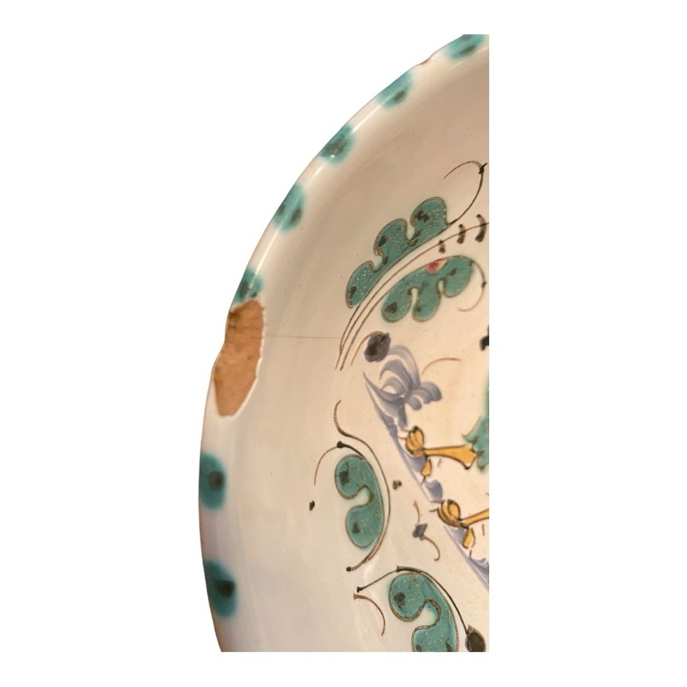 Vintage P.V. Italy Ceramic Pottery Rooster Bowl Hand Painted Mid Century - Picture 8 of 10